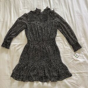 MSK Black and White Mini Dress